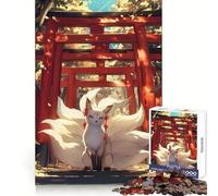 Kitsune Mystic Gateway Portal Adult Jigsaw Puzzle1000 Pieces Brain Exercise Accurate Cut Home Activity Festive Gift (38x26cm)