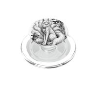 Kitsune Nine Tailed Fox Sacred Spirit Line Art PopSockets PopGrip for MagSafe
