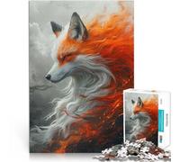 Kitsune Red FoxJigsaw Puzzles 1000 Pieces for teenagers for Educational Game Challenge Toy Artists Collection, Fine Art 38x26cm