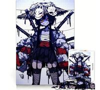 Kitsune Samurai Girl Puzzles for Adults 1000 Puzzles Brain Power Nice Thick Fun Challenge Premium Gift (50x75cm)