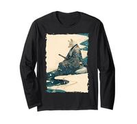 Kitsune Samurai Warrior Japan Myth Fox Spirit Long Sleeve T-Shirt