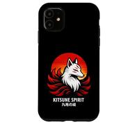 Kitsune Spirit - Japanese Fox Mask Sunset Case for iPhone 11