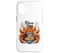 Kitsune Udon Japanese Nine Tailed Fox Eating Ramen Noodles Case for iPhone 16 Plus