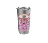 Kitsune Weirdcore Surreal Japanese Fox Kawaii Stainless Steel Insulated Tumbler