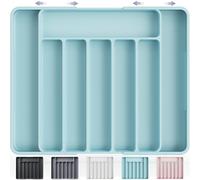 Kitsure Large Cutlery Drawer Organiser, Adjustable Tray Kitchen Accessories