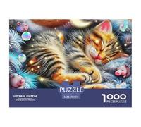 Kitten 1000 Pieces Premium Jigsaw Animal Age 12+ Cool Collage Effect, Fun Details, Educational, Challenging Puzzle Games 70x50cm/1000pcs