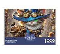 Kitten 1000 Pieces Premium Jigsaw Animal Age 3+ Cool Collage Effect, Fun Details, Educational, Challenging 38x26cm/1000pcs