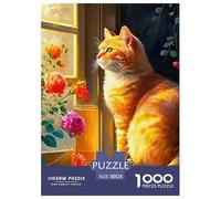 Kitten 1000 Pieces Premium Jigsaw Animal for Adults Cool Collage Effect, Fun Details, Educational, Challenging Puzzle Games 38x26cm/1000pcs