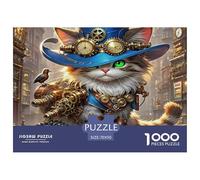 Kitten 1000 Pieces Premium Jigsaw Animal for Adults Gifts Cool Collage Effect, Fun Details, Educational, Challenging Puzzle Games 70x50cm/1000pcs