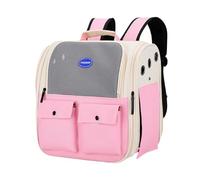 Kitten Backpack - Large Breathable Mesh Animal Backpack,Cat Backpacks for Carrying Cats, Bunny Carrier, Foldable Cat Bag for Outdoor Walking Travel