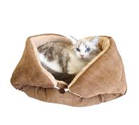 Kitten Bed | Foldable & Breathable Cat Cushion - Cat Blanket, Sleeping Hideaway, Warm House, Cat Couch Bed, Indoor Pet Sofas for Puppy & Kitten Under 7.5Kg