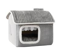 Kitten Beds for Home Kittens, Winter Cat House with Cave - Comfortable Cat Bed for Indoor Use, Reusable, Warm Cave Nest for Small Pets and Cats