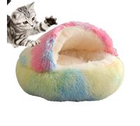 Kitten Beds for Indoor Kittens | Cozy Cat Bed Comfortable Cat Sleeping Bed,Thermal Warm Cave Nest Cat Bed House for Winter Cold Weather