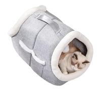 Kitten Beds for Indoor Kittens - Semi-Closed Cat Bed Cave Covered Cat Bed,Thermal Cat Bed House Warm Cave Nest for Home Pet Shops