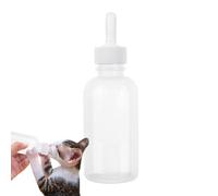 Kitten Bottle - 120 ml Pet Care Feeding Bottle | Squeezeable Milk Dispenser with Teats, PP Rearing Kit for Cats, Puppies, Rabbits & Guinea Pigs, Soft Feeding Aid