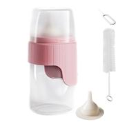 Kitten Bottle - 150ml Nursing Bottle For Small Animals | Portable Pet Feeding Dispenser Tool With Replaceable Silicone Teat | Puppy Feeder Milk Bowl For Dog Cat Kitten Puppy Small Pets Orphan Care Gif