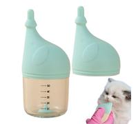 Kitten Bottles for Nursing - Pet Nursing Bottle with Nipples | Elephant Design Milk Feeder for newborns Kittens, Anti-Choke Small Animal Feeder for Puppies, Ferrets, Squirrels, and Baby Rabbits