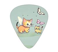 Kitten Butterfly Guitar Plectrums Classical Triangle Bass Acoustic And Electric Guitar Plectrums For Guitarists 12 Pieces