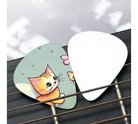 Kitten Butterfly Patterned guitar pick set - (thin/medium/thick), widely compatible with all kinds of stringed instruments,