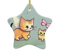 Kitten Butterfly Star Shaped Pendant Versatile Decoration Suitable for Shopping Malls Stores Homes