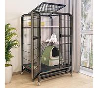 Kitten Cage for Indoor Cats, 3 Tier Cat Cage, Guinea Pig Cages for Two Guinea Pigs, Chicken Wire Cage, for Kitten Puppy Exercise