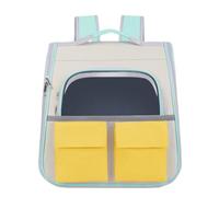 Kitten Carrier Portable Portable Backpack Cat Bag For Pets When Going Out, Breathable Contrasting Color Pet Supplies Cat Bag Cat Bag(Yellow)