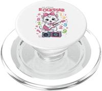 Kitten Cat Maths Rock Star Rockin' Numbers Funny Kids PopSockets PopGrip for MagSafe