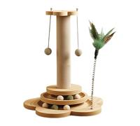 Kitten Cat Scratcher Post Beautiful Funny Pendant Sisal Rope After Teeth Cleaning Cat Chews Toy Gift for Indoor Cats Scratch Scratches