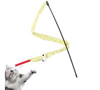 Kitten Cat Wand Snake - Cat Wand Rainbow Toy | Cat Wand Snake 111x3x3cm, Funny Interactive Cat Toys, Sturdy Toys with Sticks for Cats