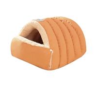 Kitten Cave - Rectangular Padded Shelter for Pets with Draught Block, Travel Rest Pod for Travel, Comfort Equipment Sun