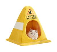 Kitten Cave - Soft Fleece Hidden House | Cat Cave, Closed Cat Sleeping Nest | Soothing and Heated Tent Style Furniture Supports Rest, for the Living Space of the Cave