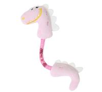 Kitten Chew Toy - Plush Grinding Teeth Doll, Soft Durablee Fabric, Fun Spring Dinosaur Design, Lightweight Portable Build | Safe Interactive Entertainment, Effective Teething Accessory, Indoor Play