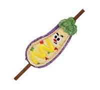 Kitten Chew Toys - 7inch Loofah Interactive Toy, Cat Teeth Cleaning Supplies | Entertaining Cat Teaser For Bedroom Backyard Garden Balcony Outdoor Pet Care Routine, Pet Boredom Buster Stick