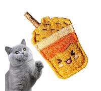 Kitten Chew Toys Milk Tea Cup Shaped Loofah Companion
