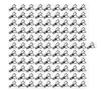Kitten Clips - 100 Pieces Cute Hollow Out Metal Paper Clamps Strong Clamping for School Office and Home Organization (Type 1)
