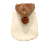 Kitten Clothes - , 9.84-13.78 Inch Dog Clothes, Winter Puffer Jacket, Warm and Skin-Friendly, Integrated Lead, Cute Ball Hat Design, Winter Clothing for Small Dogs, Kittens