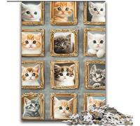 Kitten Collage Jigsaw Puzzles for Adults 2000 Piece Puzzle, Family Entertainment Toys Is Ideal As A Gift for The Whole Family (70x100cm)