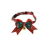Kitten Collar Cat Collar Bow Tie Anti-Choke Adjustable For Dog Puppy(Red)