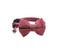 Kitten Collar Cat Collar With Bell Adjustable Bow Knot For Dog Puppy(Pink)
