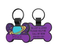 Kitten Collar for - Custom Deeply Engraved Lightweight Silent Silicone Name ID - No More