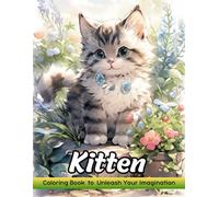 Kitten: Coloring Book for Adults with Kitten for Stress Relief and Relaxation