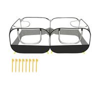 Kitten Containment - Two-Sided Versatile Solar Guard, Reversible Multi Function Enclosure For Animal Play, Apparatus, Item For Travel, Outdoor Ground, Lawn, And Garden