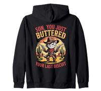 Kitten Cowboy Cat Son You Just Buttered Your Last Biscuit Zip Hoodie