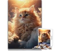 Kitten Dreamworld 1000 Piece Jigsaw Puzzle for Teenagers Interactive Logical Thinking Game Ideal Memorable Occasion Gift Size 50x75cm