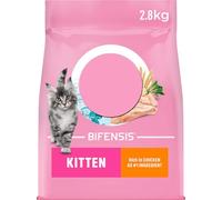 Kitten Dry Cat Food Chicken & Wholegrain 2.8kg - Support Natural Defences, Brain & Vision Development, Healthy Muscles, Skin & Coat - a Balanced Meal