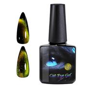 Kitten Eye Gel - Magnetic Fingernail Gel, Shimmering Cat Effect, Colour Changing UV Paste | Reflective Manicure Set, Set for Quick Application, Creative Fingernail Decoration
