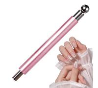 Kitten Eye Nail Magnet | Double-Tip Kitten Eye Magnet for Nails | Ergonomic Grip Steel Bead Fingernails Pen for Women Ladies Teens Adults Beginners Manicure