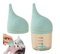Kitten Feeding Bottle - Cute Breastfeeding Container for Pets, Milk Dispenser Against Choking, Lightweight Training Feeder | Modern Design, Safe Drinking Device for Young Cats, Puppy