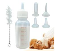 Kitten Feeding Bottle - Soft Silicone Feeder for Kittens | Reusable Leakproof Bottle with Clear Scale Mark, Ideal for Red Squirrel, Scoia