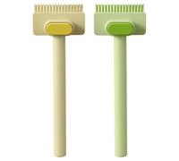 Kitten Grooming Comb - Slicker Brush for Cats, Hair Removal Tool, Soft Bristle Brush for Pet Management, Reduces Hairballs, Massages Skin, Easy to Use, Cat Grooming Accessory to Home, 6.77 Inches